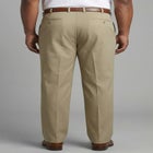 Relaxed Fit Wrinkle-Free Expandable Waist Pleated Pants image number null