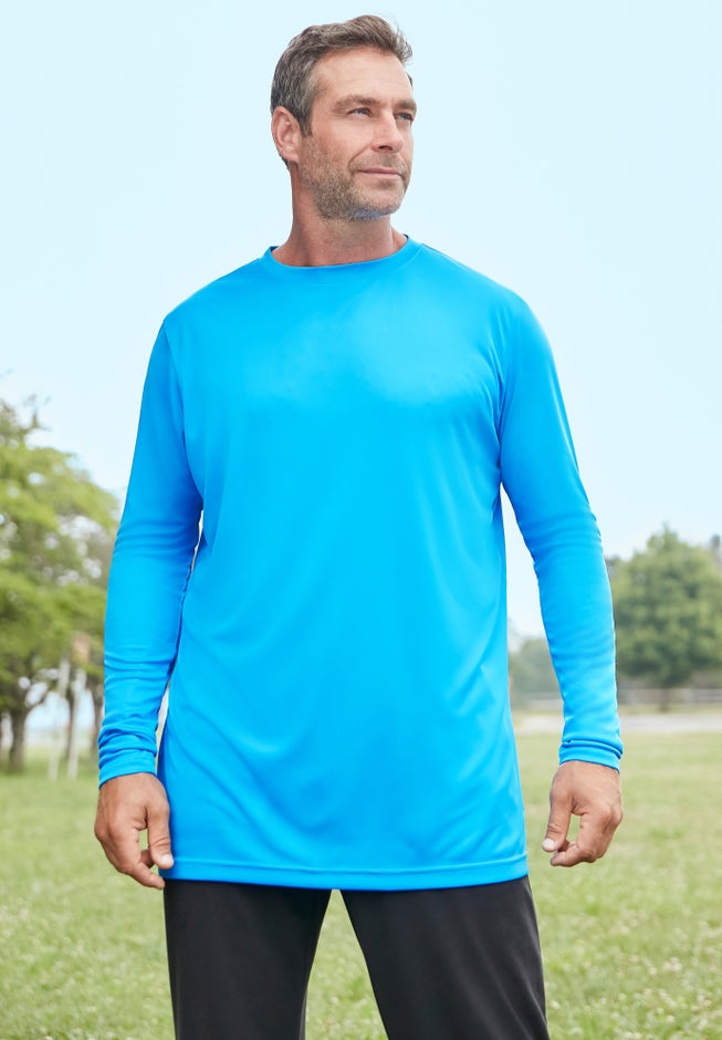 No Sweat Long-Sleeve Crewneck Tee image number 1