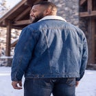 Sherpa-lined Trucker Jacket image number 1