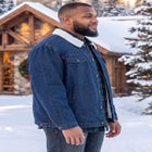 Sherpa-lined Trucker Jacket image number 2