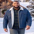 Sherpa-lined Trucker Jacket image number 0