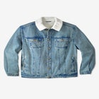 Sherpa-lined Trucker Jacket image number null