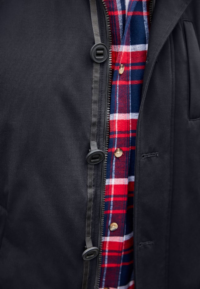 Arctic Down Parka with Detachable Hood and Insulated Cuffs image number 3