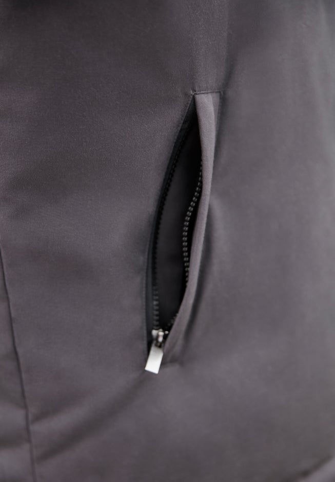 Arctic Down Parka with Detachable Hood and Insulated Cuffs image number 4