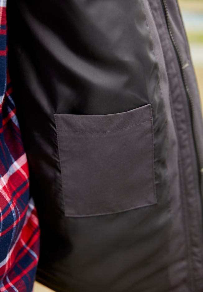 Arctic Down Parka with Detachable Hood and Insulated Cuffs image number 5