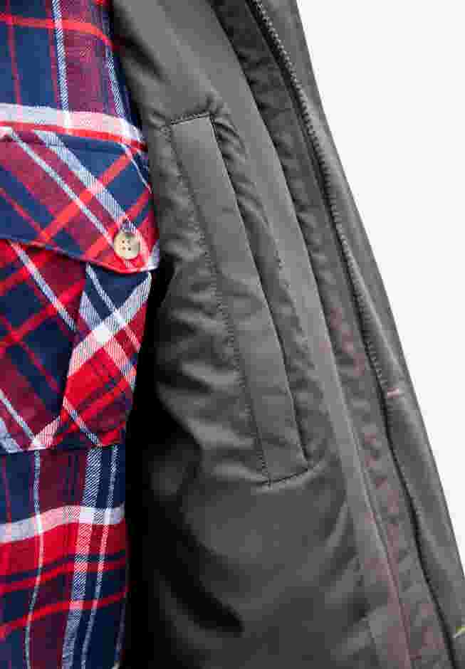 Arctic Down Parka with Detachable Hood and Insulated Cuffs image number 6