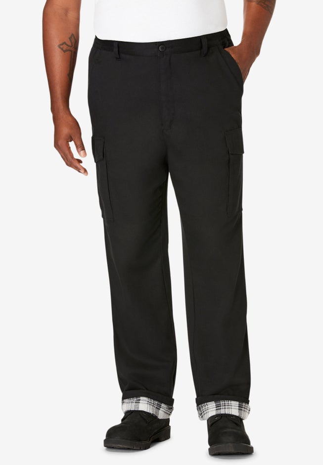 Boulder Creek™ flannel-lined side-elastic cargo pants image number 0