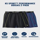 Performance Boxers 2-Pack image number null