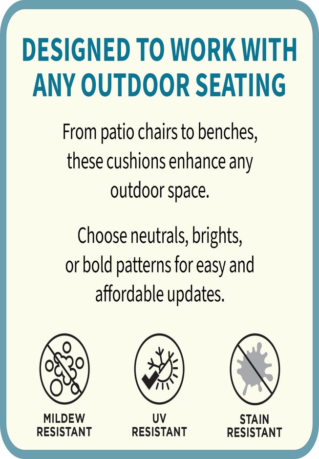 BH Outdoor Performance Flanged Hinged Cushion image number 2