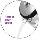 Salton&reg; Compact Cordless Electric Glass Kettle image number null