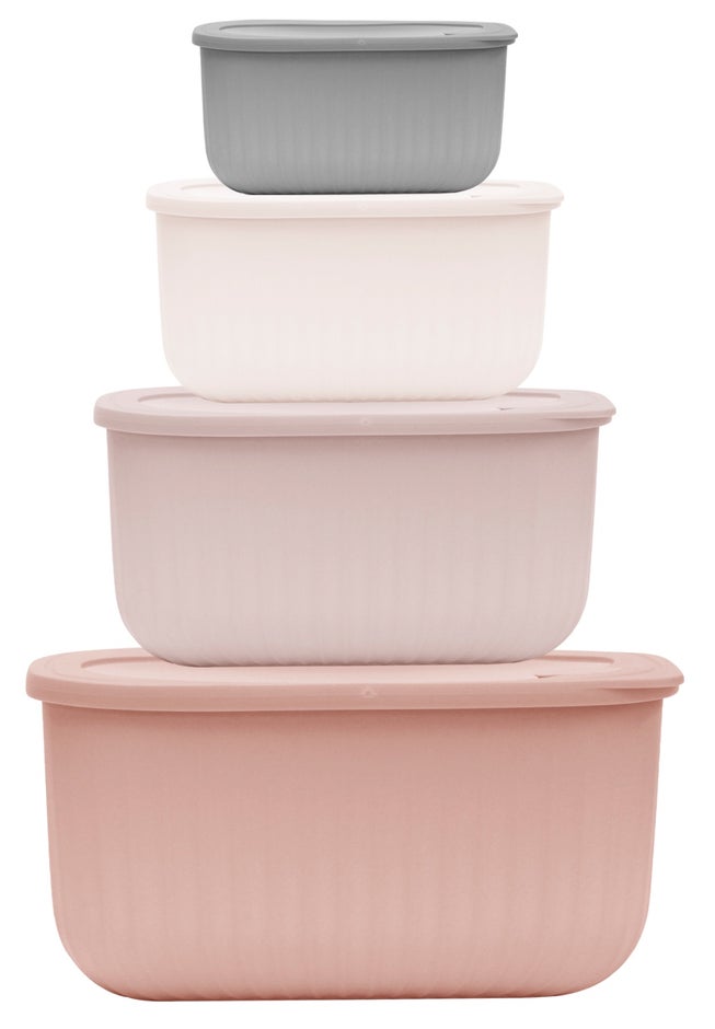 8-Pc. Plastic Food Storage Container Set image number 1