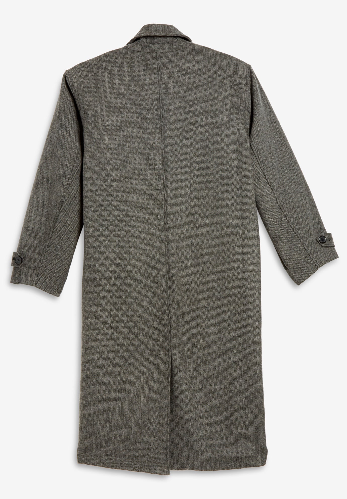 Wool-Blend Long Overcoat image number 1