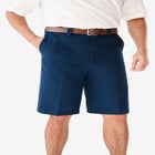 Wrinkle-Free Expandable Waist Plain Front Shorts image number null