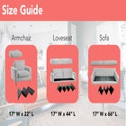 Adjustable Cushion Support Seat Savers, Recliner image number null