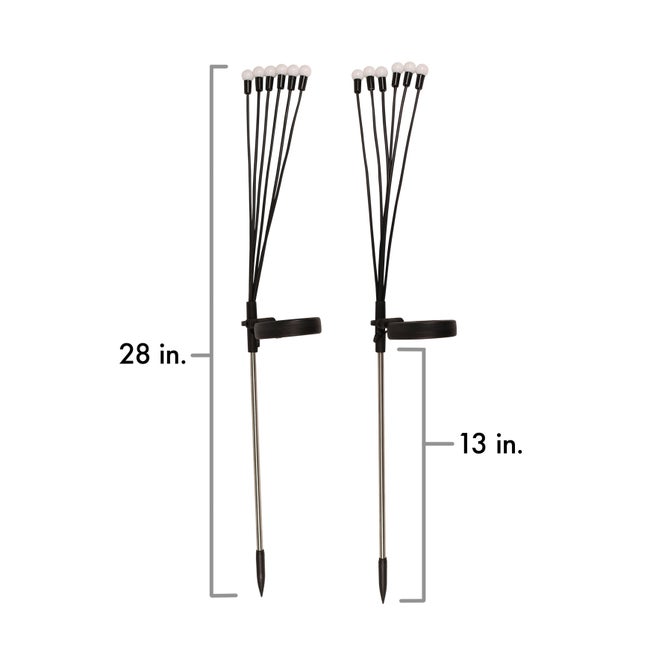 Multi Color Solar Swaying Stake Light, Set of 2 image number null
