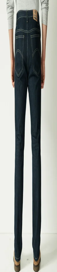 Athletic Fit Side Elastic 5-Pocket Jeans