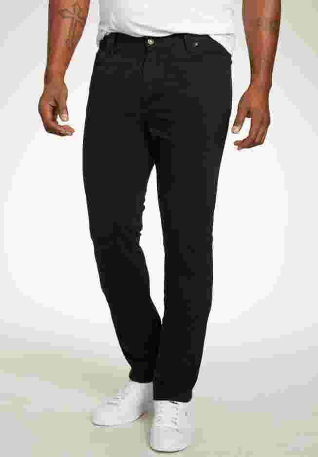 Athletic Fit Side Elastic 5-Pocket Jeans image number 0