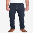 Straight-Fit Stretch 5-Pocket Jeans image number null