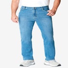 Straight-Fit Stretch 5-Pocket Jeans image number null