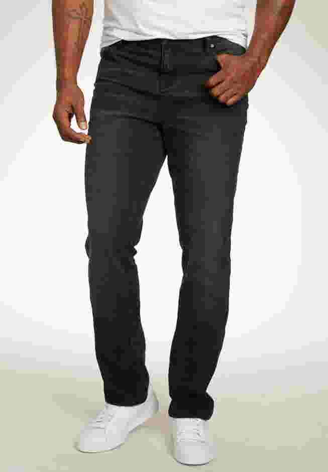 Straight-Fit Stretch 5-Pocket Jeans image number 0