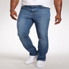 Straight-Fit Stretch 5-Pocket Jeans image number null
