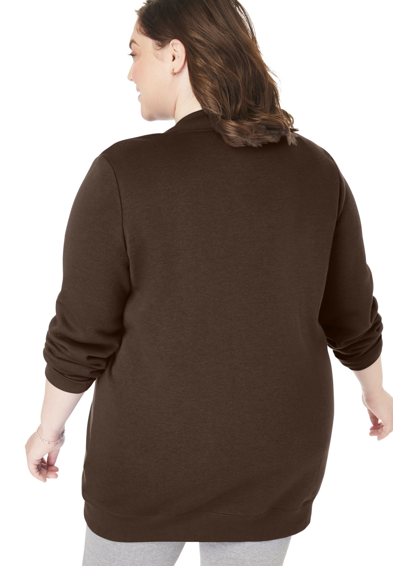 Fleece Baseball Jacket image number 1