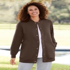 Fleece Baseball Jacket image number null