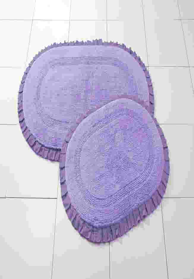 Oval Ruffle Bath Rug image number 3