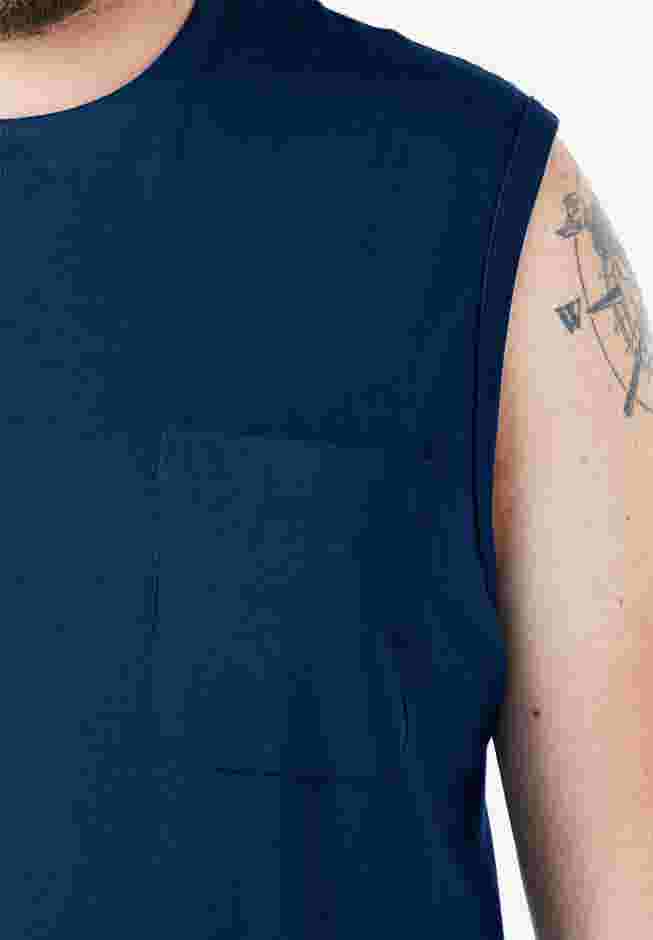Heavyweight Pocket Muscle Tee image number 3