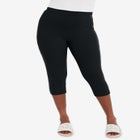 Everyday Stretch Cotton Capri Legging image number null