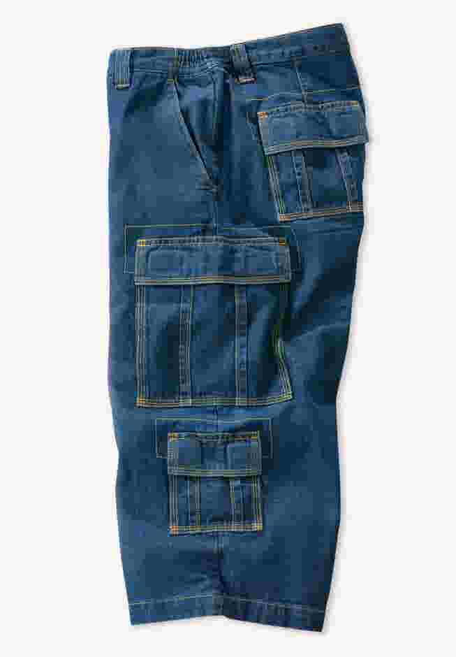 17" Side Elastic Cargo Shorts image number 3
