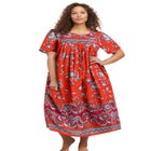 Bib-Front Short Sleeve Maxi Lounger image number null