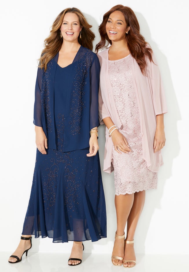 Masquerade Beaded Dress Set image number 5