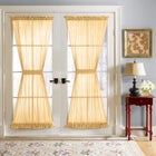 BH Studio Sheer Voile Door Panel With Tiebacks image number null