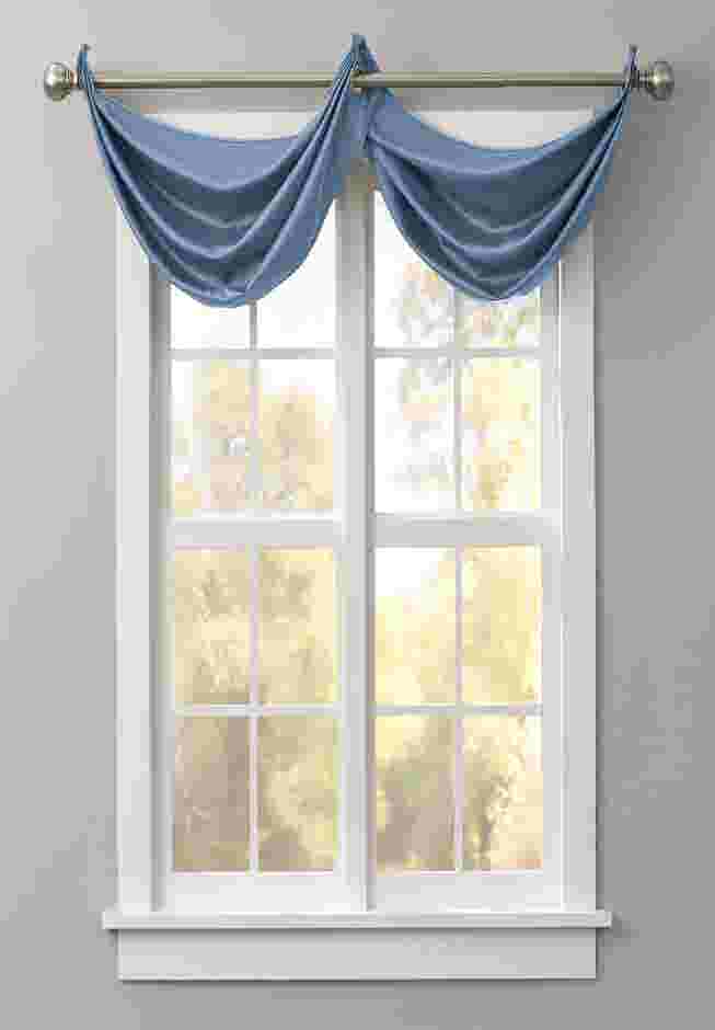 BH Studio Room-Darkening Waterfall Grommet Valance image number 0