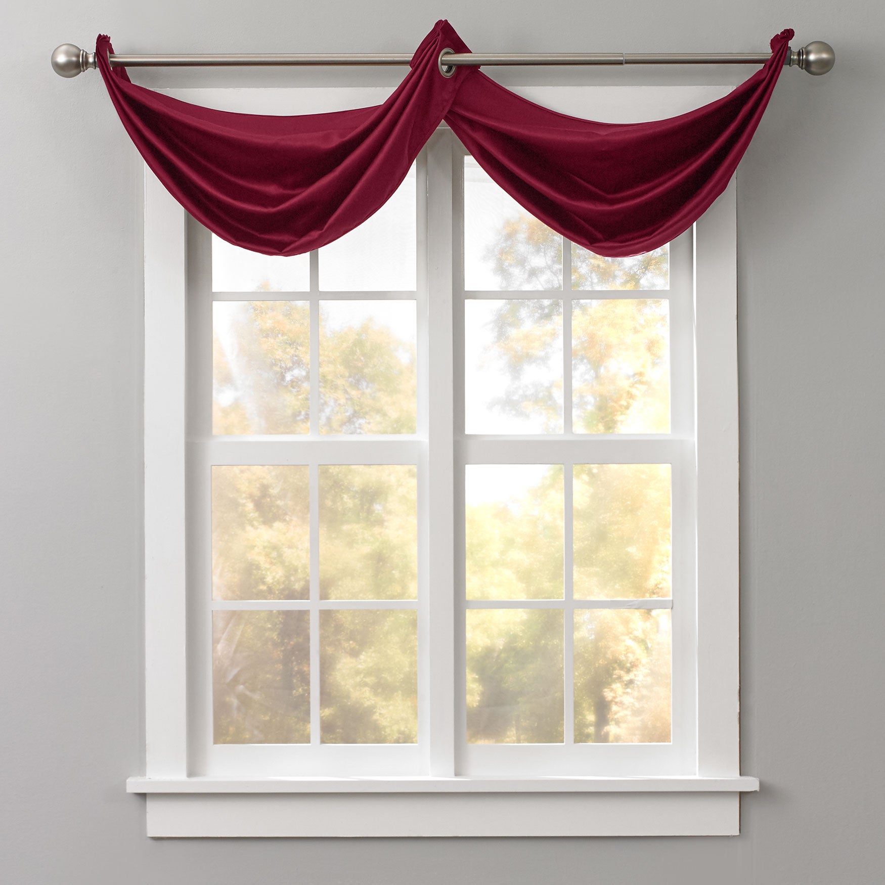 BH Studio Room-Darkening Waterfall Grommet Valance image number 0