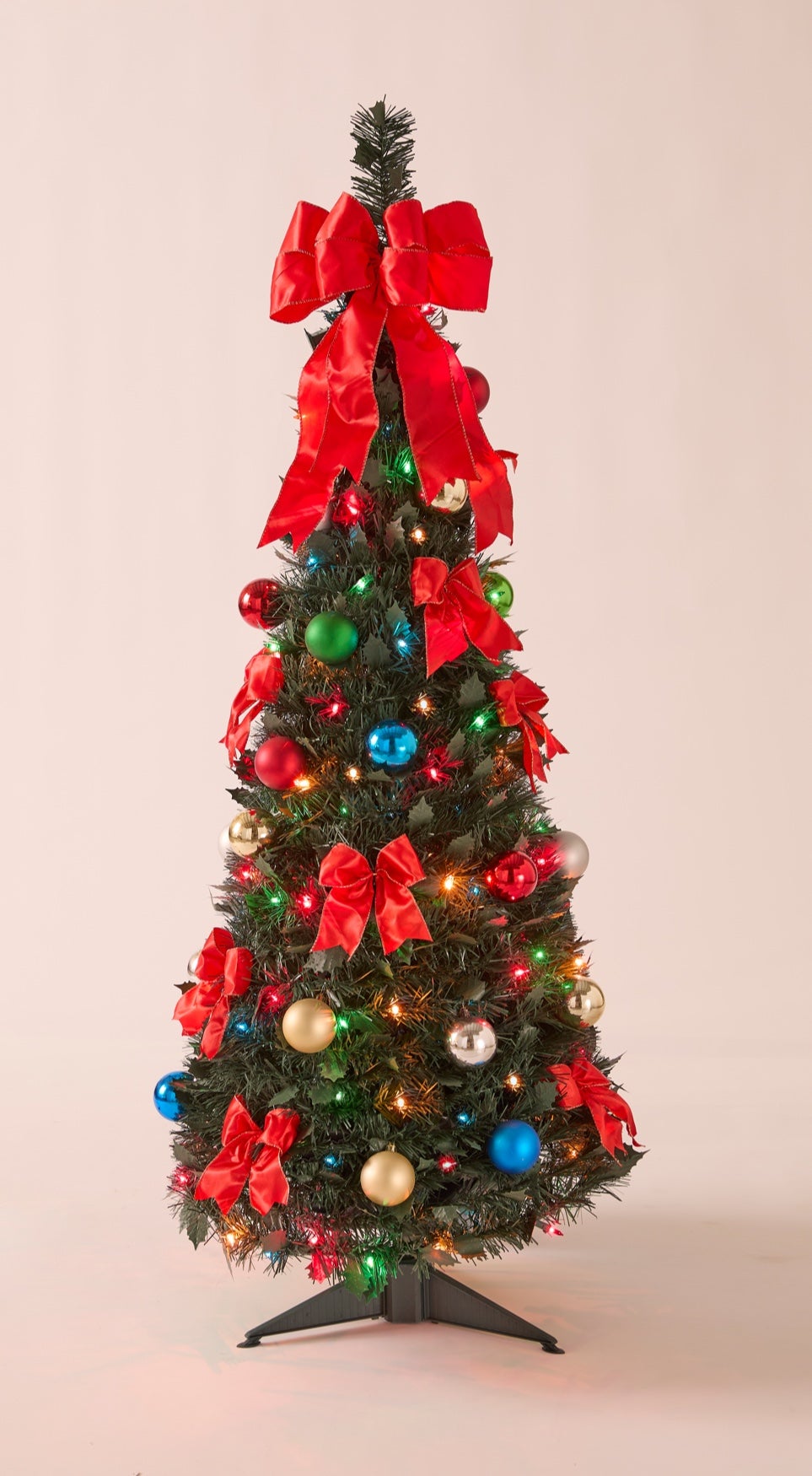 Fully Decorated Pre-Lit 4&frac12; Ft. Pop-Up Christmas Tree image number 0