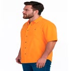 Solid Wrinkle-Resistant Short Sleeve Button Down image number 2
