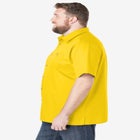 Solid Wrinkle-Resistant Short Sleeve Button Down image number null