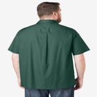 Solid Wrinkle-Resistant Short Sleeve Button Down image number null