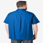 Solid Wrinkle-Resistant Short Sleeve Button Down image number 2