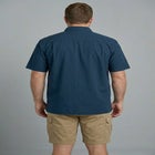 Solid Wrinkle-Resistant Short Sleeve Button Down image number 3