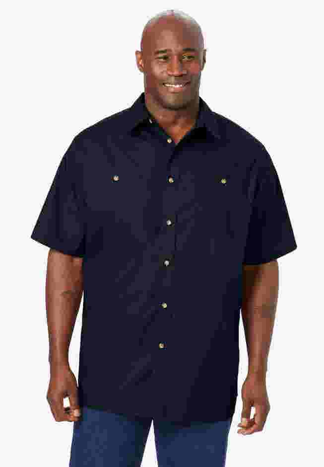 Wrinkle-Resistant Short Sleeve Button Down, Solid image number 0