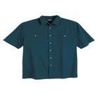 Solid Wrinkle-Resistant Short Sleeve Button Down image number null