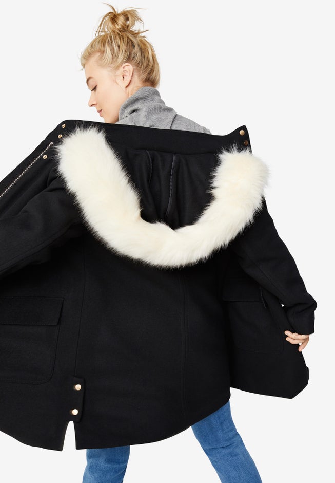 Side-Snap Wool Parka image number 1