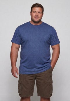 Shrink-Less&trade; Lightweight Pocket Crewneck T-Shirt