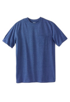 Shrink-Less&trade; Lightweight Pocket Crewneck T-Shirt