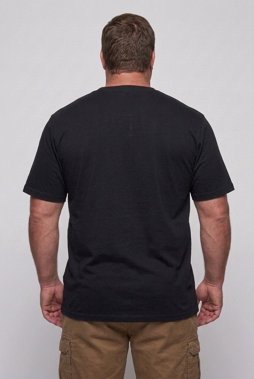 Shrink-Less&trade; Lightweight Pocket Crewneck T-Shirt image number 3