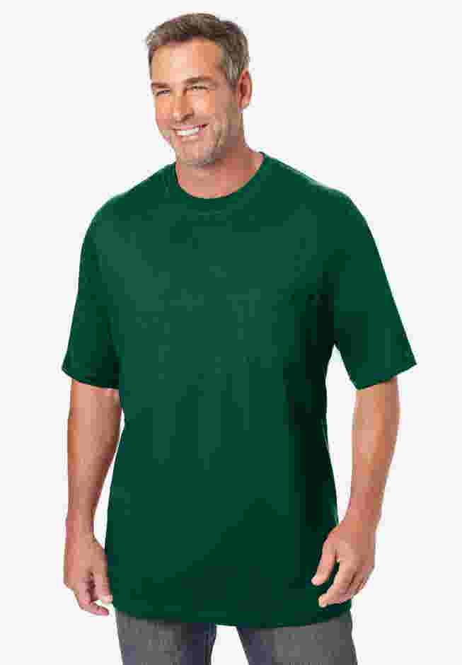 Shrink-Less Lightweight Pocket Crewneck T-Shirt image number 3