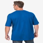 Shrink-Less™ Lightweight Pocket Crewneck T-Shirt image number null